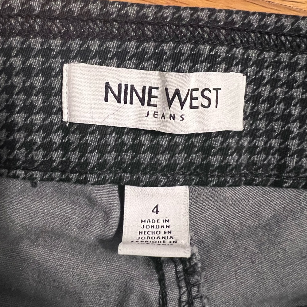 Sz 4 Nine West Pull On Pants- houndstooth - Picture 4 of 5